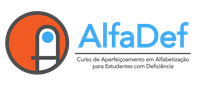 Logotipo Curso de Alfabetização para Estudantes com Deficiência - AlfaDef